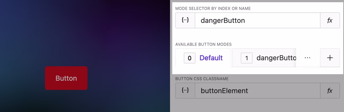 Switch between element mode by name
