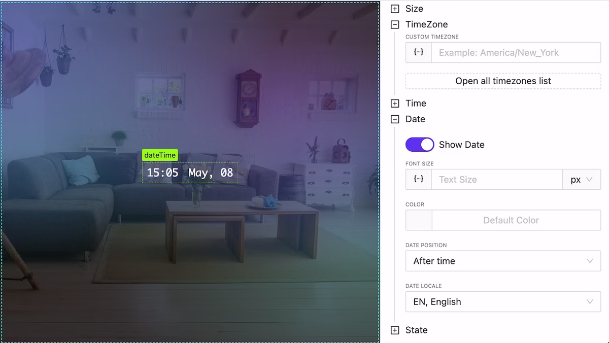 DateTime widget